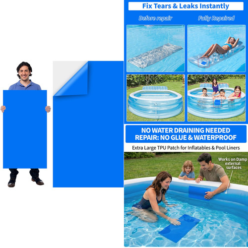 Extra large pool patch - pool, repair
