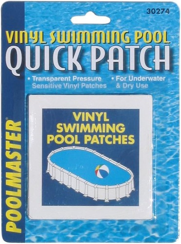 Quick repair vinyl pool - pool, patch